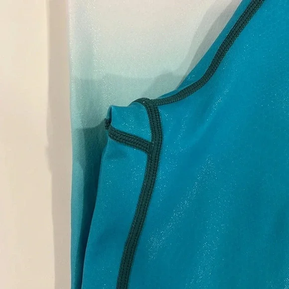 Ziya- Teal Venom Metallic, ombré light and tight 6-8 - Picture 6 of 9